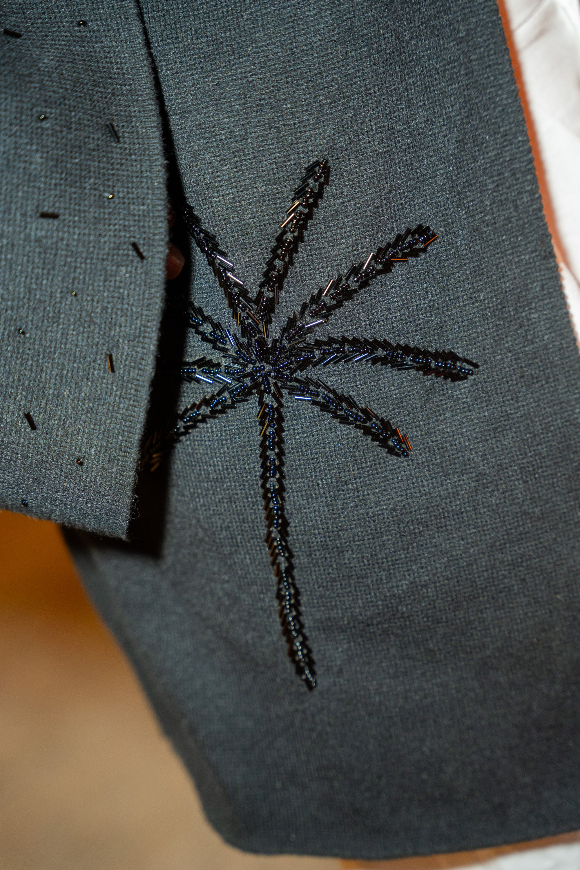 Palm Black Cardigan